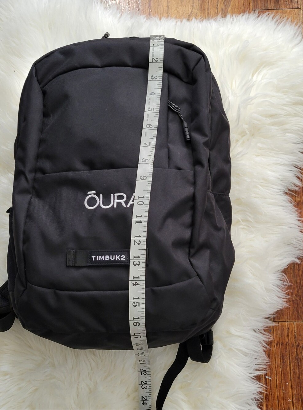 Timbuk2 ŌURA Black Men's Backpack with Front Logo - Picture 5 of 10
